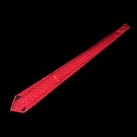 Ferrari Krawatte mit Punkten aus Seide Rot L0316RED0