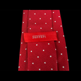 Ferrari Tie Silk Polka Dot Red L0316RED0