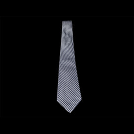 Ferrari Tie in Silk Striped Navy Blue L0314BLU0
