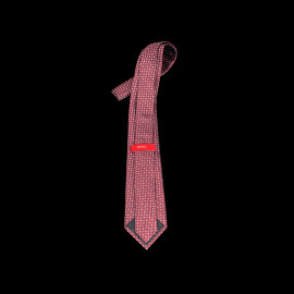 Ferrari Tie with Weight in Silk Burgundy L0313BDX0