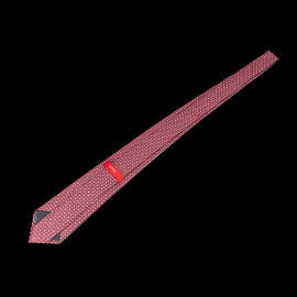 Ferrari Tie with Weight in Silk Burgundy L0313BDX0