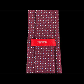 Ferrari Tie with Weight in Silk Burgundy L0313BDX0