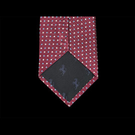 Ferrari Tie with Weight in Silk Burgundy L0313BDX0