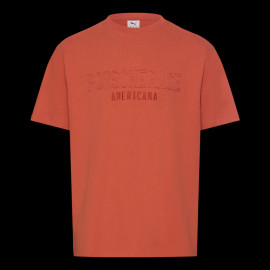 Porsche T-shirt Race Americana Puma Lava Orange 634484-20