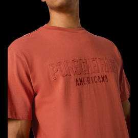 Porsche T-shirt Race Americana Puma Lava Orange 634484-20
