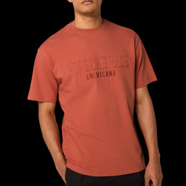 Porsche T-Shirt Race Americana Puma Lavaorange 634484-20