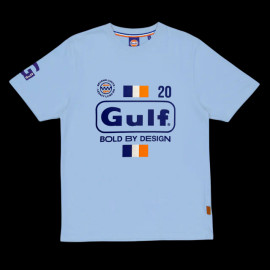 Gulf Bold Classics T-Shirt Hellblau GU261TSM02-125 - Herren