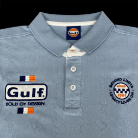 Gulf Bold Classics Poloshirt Hellblau GU261POM01-125 - Herren