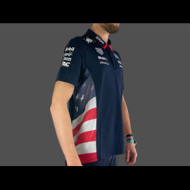 Red Bull Racing F1 Team Polo Shirt America Race Verstappen Night Sky TM5955-190 - Men's