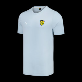 Ferrari T-shirt Günstige Fast Place F1 Team Leclerc / Hamilton Puma Hellblau 701231833-001 - unisex