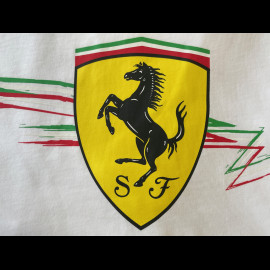Ferrari T-Shirt Günstige F1 Team Leclerc / Hamilton Puma Weiß 701231832-002 - unisex