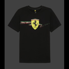 Ferrari T-Shirt Günstige F1 Team Leclerc / Hamilton Puma Schwarz 701231832-001 - unisex