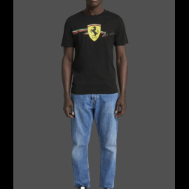 Ferrari T-Shirt Günstige F1 Team Leclerc / Hamilton Puma Schwarz 701231832-001 - unisex