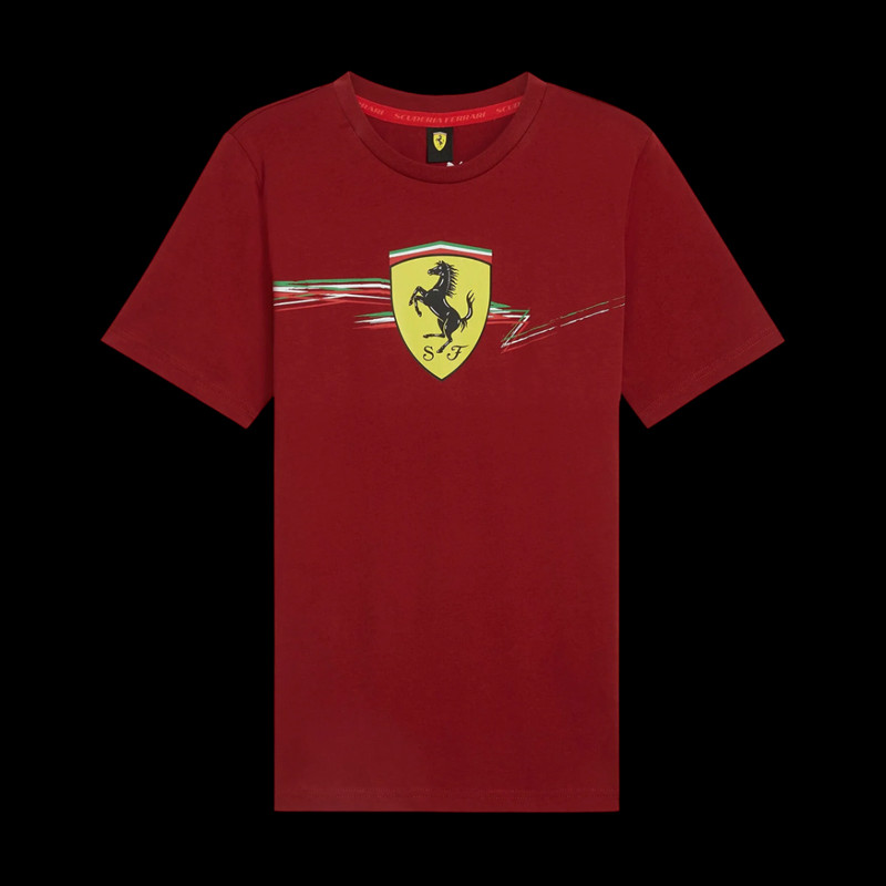 Ferrari T-Shirt Günstige F1 Team Leclerc / Hamilton Puma Rot 701231832-003 - unisex