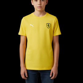 T-shirt Ferrari Crest Low Cost F1 Team Leclerc / Hamilton Puma Yellow 701231881-002 - kids