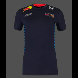 Red Bull Racing T-shirt F1 Team Max Verstappen Signature Nachthimmel TF5887-190 - Damen