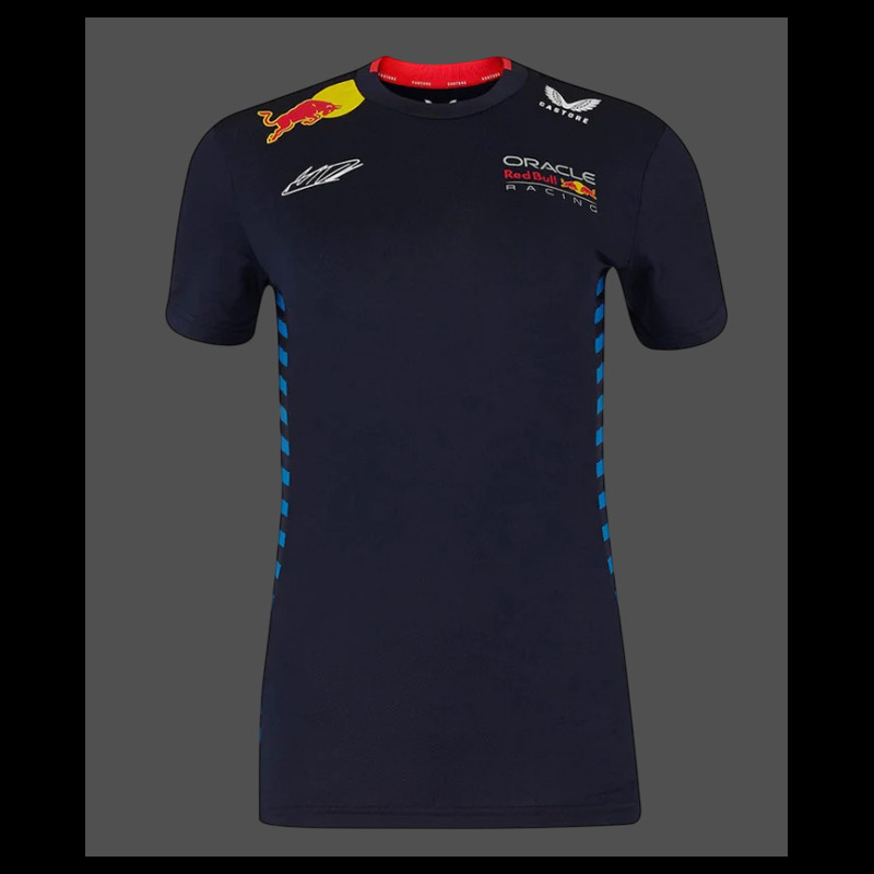 Red Bull Racing T-shirt F1 Team Max Verstappen Signature Nachthimmel TF5887-190 - Damen