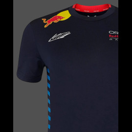 Red Bull Racing T-shirt F1 Team Max Verstappen Signature Night Sky TF5887-190 - Women