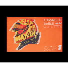 Red Bull Racing F1 Teamflagge Max Verstappen n° 1 Exotisches Orange TU5933-076