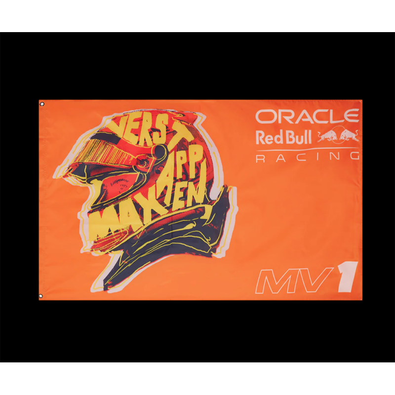 Red Bull Racing F1 Team Flag Max Verstappen n° 1 Exotic Orange TU5933-076