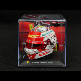 Ferrari Helm Charles Leclerc n° 16 1000. Ferrari Toskana GP 2020 F1 1/5 Spark HELFE0G1