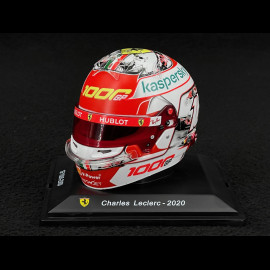 Ferrari Helmet Charles Leclerc n° 16 1000th Ferrari Tuscany GP 2020 F1 1/5 Spark HELFE0G1