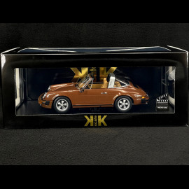 Porsche 911 SC Targa 1975 Copper Brown Tatort Stuttgart 1/18 KK Scale KKDC180923