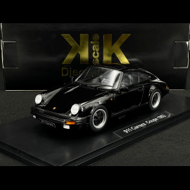 Porsche 911 Carrera Coupe 1983 Black 1/18 KK Scale KKDC180665