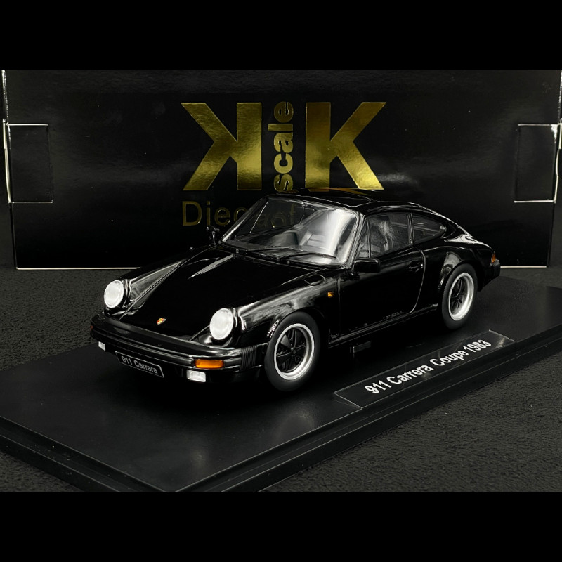 Porsche 911 Carrera Coupe 1983 Black 1/18 KK Scale KKDC180665
