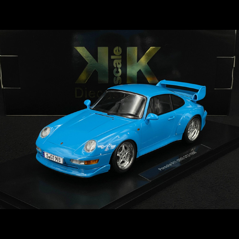 Porsche 911 GT2 Typ 993 1996 Riviera Blau Speedline Felgen 1/18 KK Scale KKDC181423S