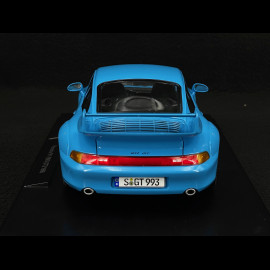 Porsche 911 GT2 Type 993 1996 Riviera Blue Speedline Rims 1/18 KK Scale KKDC181423S