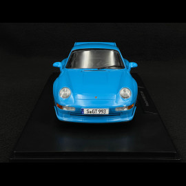 Porsche 911 GT2 Type 993 1996 Riviera Blue Speedline Rims 1/18 KK Scale KKDC181423S