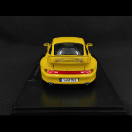 Porsche 911 GT2 Type 993 1996 Speed Yellow BBS Rims 1/18 KK Scale KKDC181422B
