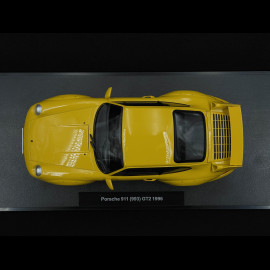 Porsche 911 GT2 Type 993 1996 Speed Yellow BBS Rims 1/18 KK Scale KKDC181422B