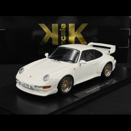 Porsche 911 GT2 Typ 993 1996 Weiß Grand Prix BBS Felgen 1/18 KK Scale KKDC181424B
