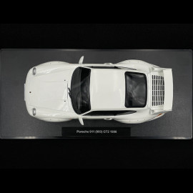 Porsche 911 GT2 Type 993 1996 White Grand Prix BBS Rims 1/18 KK Scale KKDC181424B