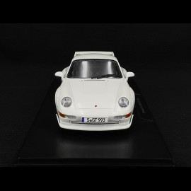Porsche 911 GT2 Type 993 1996 White Grand Prix BBS Rims 1/18 KK Scale KKDC181424B