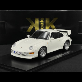 Porsche 911 GT2 Type 993 1996 White Grand Prix Speedline Rims 1/18 KK Scale KKDC181424S