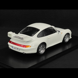 Porsche 911 GT2 Type 993 1996 White Grand Prix Speedline Rims 1/18 KK Scale KKDC181424S