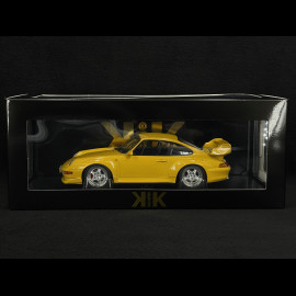 Porsche 911 GT2 Type 993 1996 Speed Yellow Speedline Rims 1/18 KK Scale KKDC181422S
