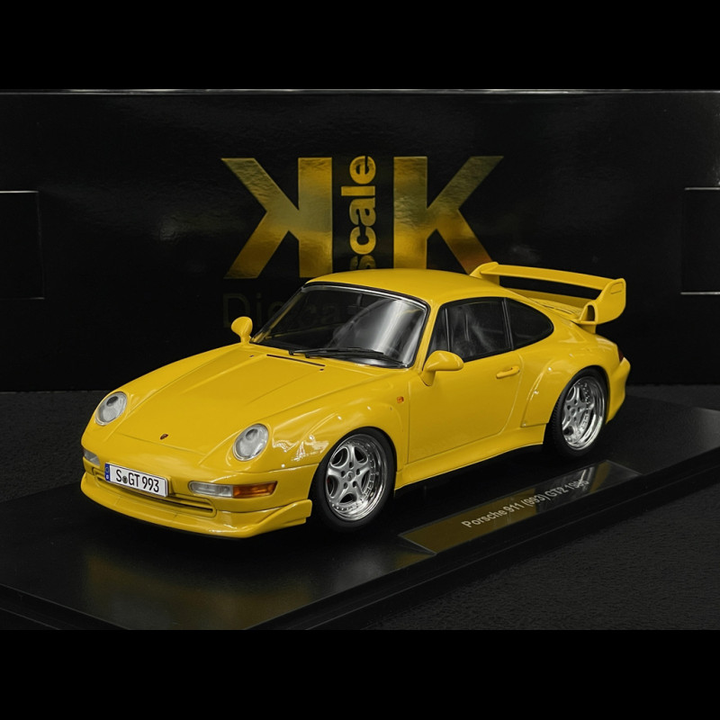 Porsche 911 GT2 Type 993 1996 Speedgelb Speedline Felgen 1/18 KK Scale KKDC181422S