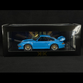 Porsche 911 GT2 Type 993 1996 Riviera Blue BBS Rims 1/18 KK Scale KKDC181423B