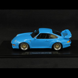 Porsche 911 GT2 Typ 993 1996 Riviera Blau BBS Felgen 1/18 KK Scale KKDC181423B