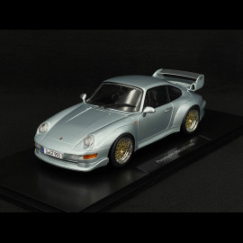 Porsche 911 GT2 Typ 993 1996 Polar Silber BBS Felgen 1/18 KK Scale KKDC181421B