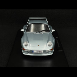Porsche 911 GT2 Type 993 1996 Polar Silver BBS Rims 1/18 KK Scale KKDC181421B
