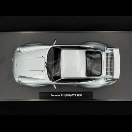 Porsche 911 GT2 Typ 993 1996 Polar Silber BBS Felgen 1/18 KK Scale KKDC181421B