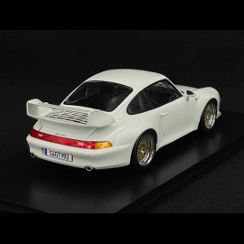Porsche 911 GT2 Typ 993 1996 Weiß Grand Prix BBS Felgen 1/18 KK Scale KKDC181424B