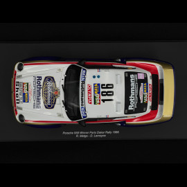 Porsche 959 n° 186 Winner Rally Paris Dakar 1986 1/18 Spark 18S789