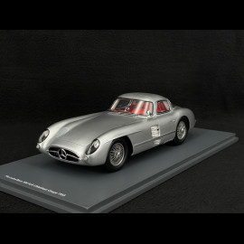 Mercedes-Benz 300 SLR Uhlenhaut Coupe 1955 Silber Grau 1/18 Schuco 18U00069