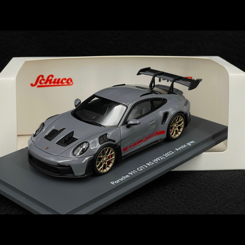 Porsche 911 GT3 RS Type 992 2022 Arctic Grey 1/43 Schuco 43U00001